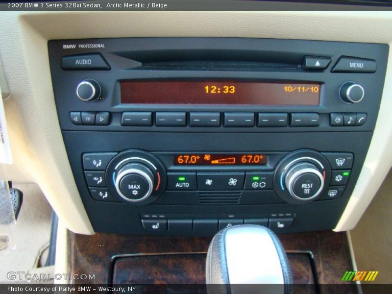 Arctic Metallic / Beige 2007 BMW 3 Series 328xi Sedan
