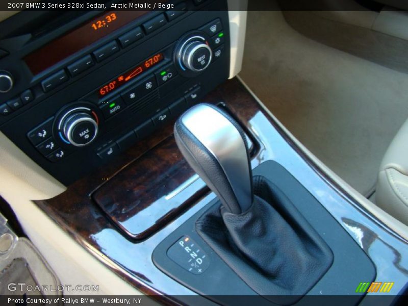 Arctic Metallic / Beige 2007 BMW 3 Series 328xi Sedan