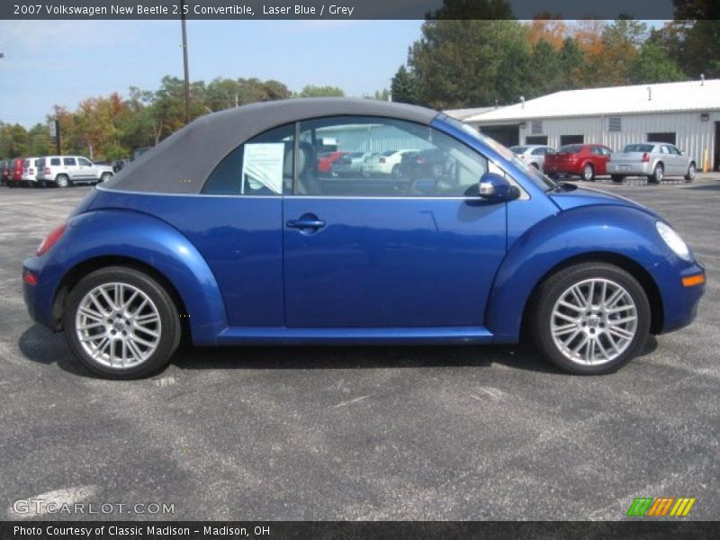 Laser Blue / Grey 2007 Volkswagen New Beetle 2.5 Convertible