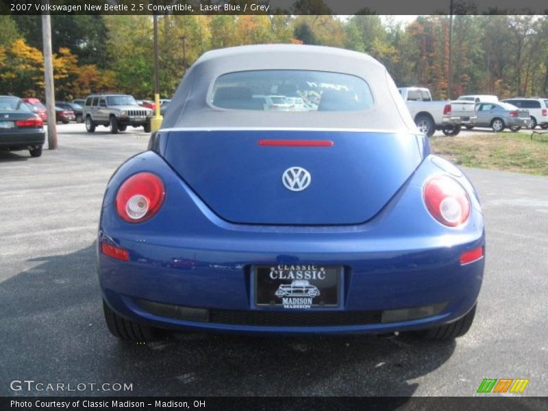 Laser Blue / Grey 2007 Volkswagen New Beetle 2.5 Convertible