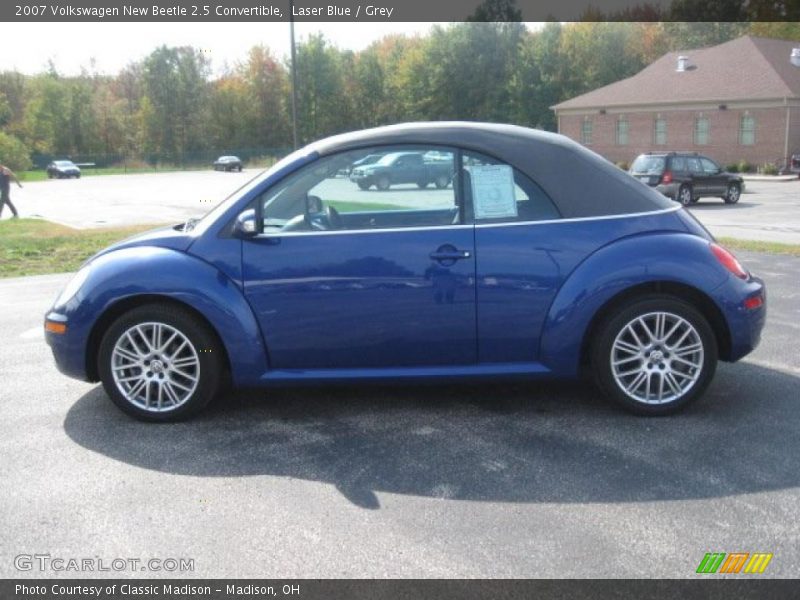 Laser Blue / Grey 2007 Volkswagen New Beetle 2.5 Convertible