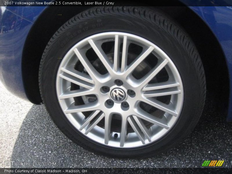 Laser Blue / Grey 2007 Volkswagen New Beetle 2.5 Convertible