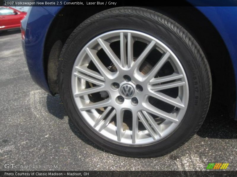 Laser Blue / Grey 2007 Volkswagen New Beetle 2.5 Convertible