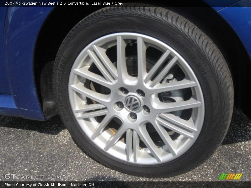 Laser Blue / Grey 2007 Volkswagen New Beetle 2.5 Convertible