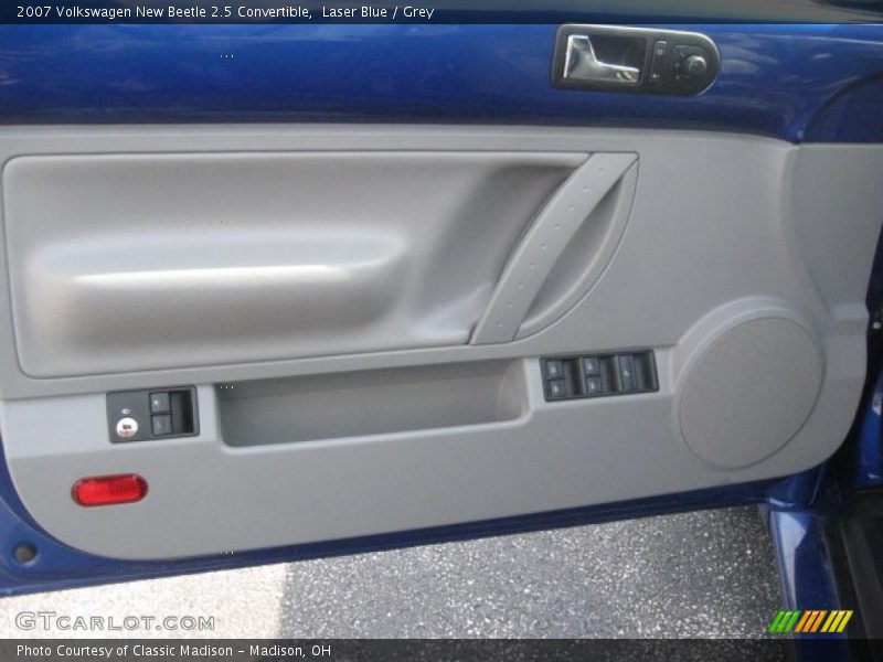 Laser Blue / Grey 2007 Volkswagen New Beetle 2.5 Convertible
