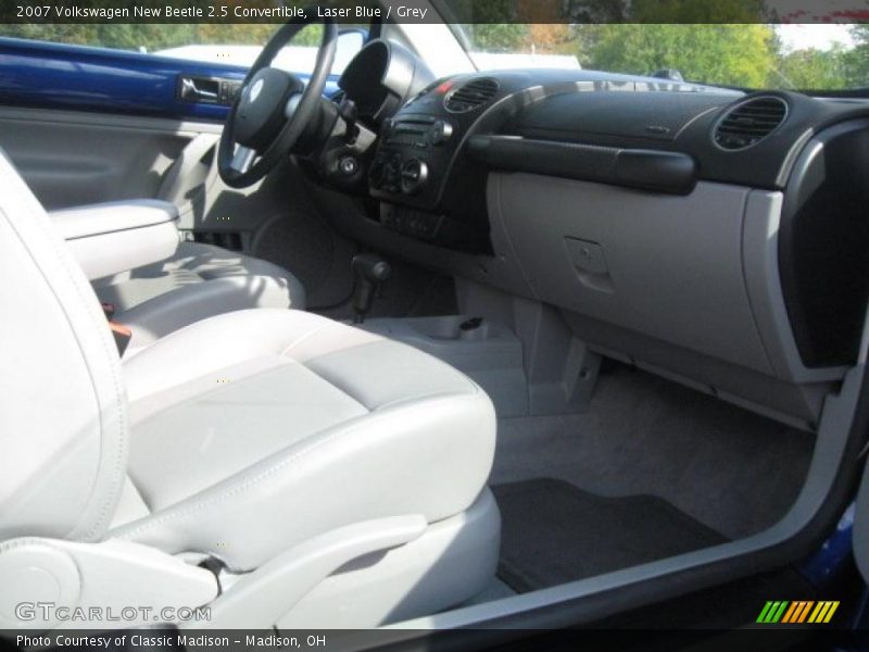 Laser Blue / Grey 2007 Volkswagen New Beetle 2.5 Convertible