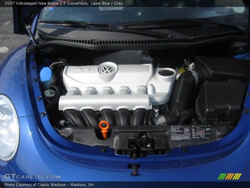 Laser Blue / Grey 2007 Volkswagen New Beetle 2.5 Convertible