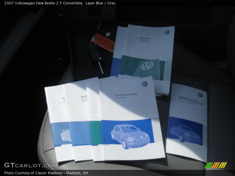Laser Blue / Grey 2007 Volkswagen New Beetle 2.5 Convertible
