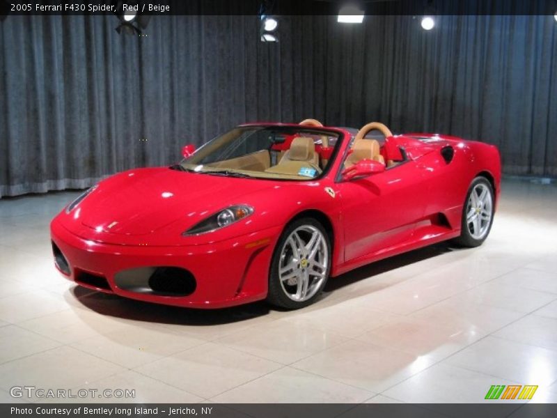 Red / Beige 2005 Ferrari F430 Spider