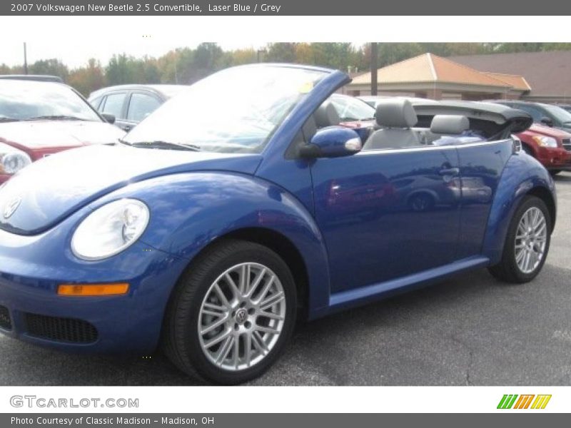 Laser Blue / Grey 2007 Volkswagen New Beetle 2.5 Convertible