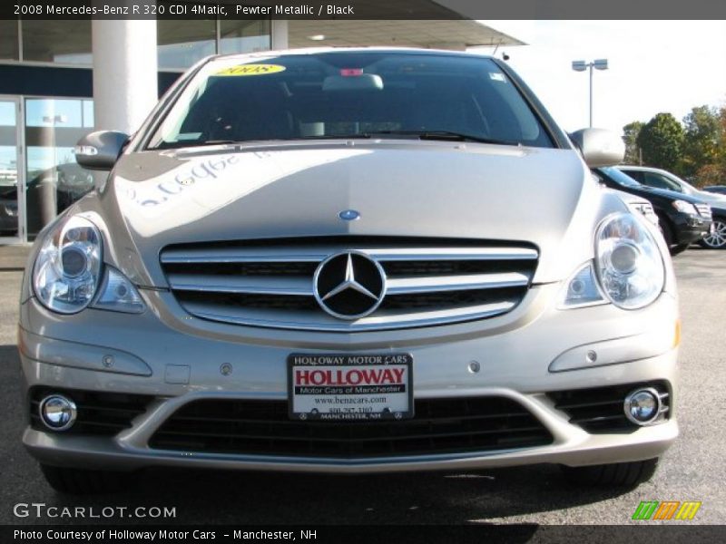 Pewter Metallic / Black 2008 Mercedes-Benz R 320 CDI 4Matic