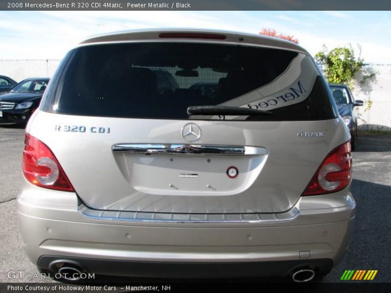 Pewter Metallic / Black 2008 Mercedes-Benz R 320 CDI 4Matic