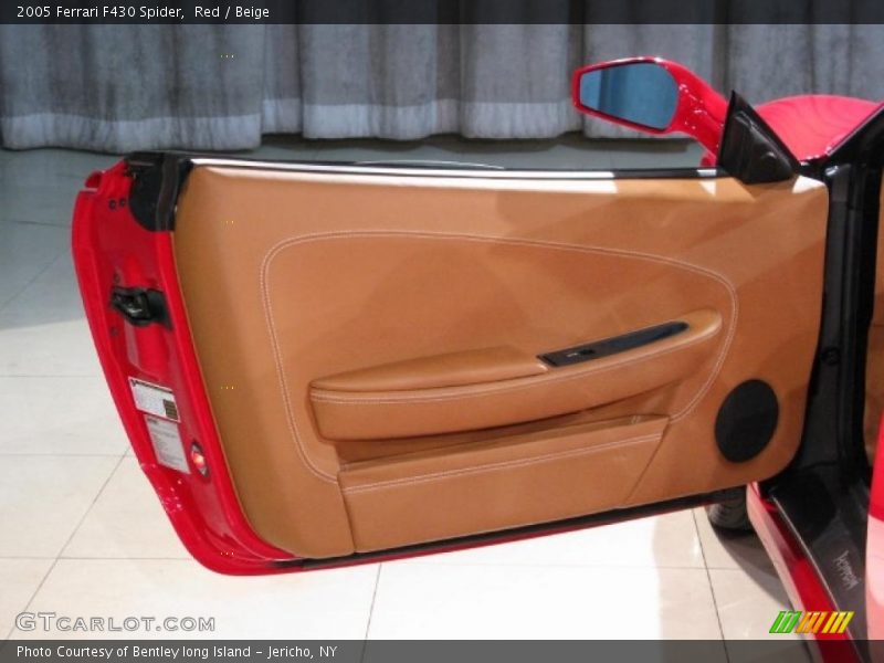 Red / Beige 2005 Ferrari F430 Spider
