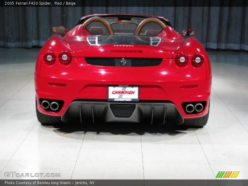 Red / Beige 2005 Ferrari F430 Spider