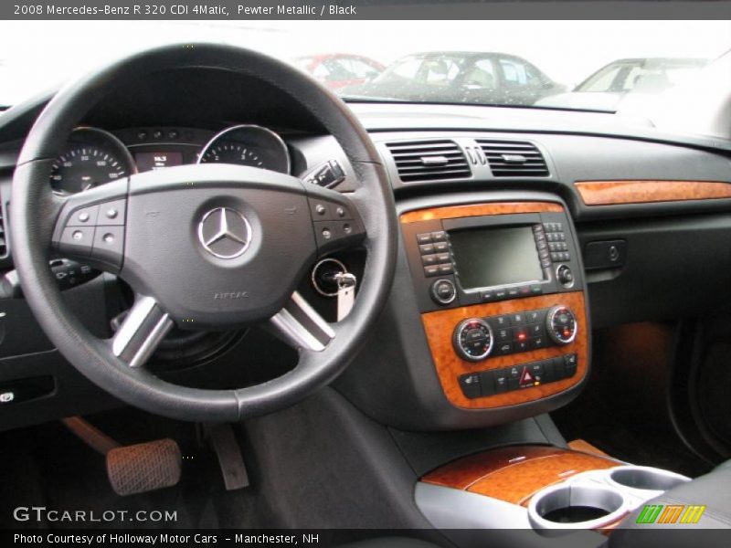 Pewter Metallic / Black 2008 Mercedes-Benz R 320 CDI 4Matic