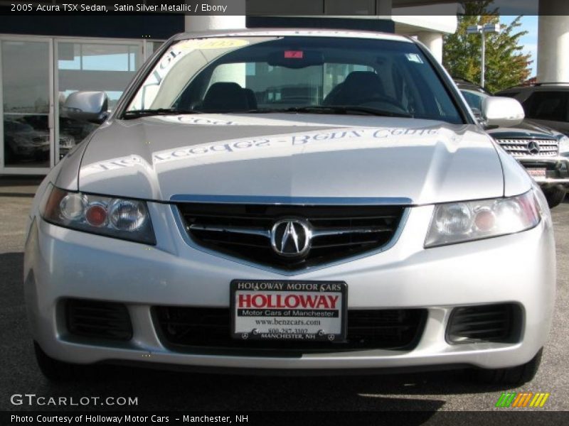 Satin Silver Metallic / Ebony 2005 Acura TSX Sedan