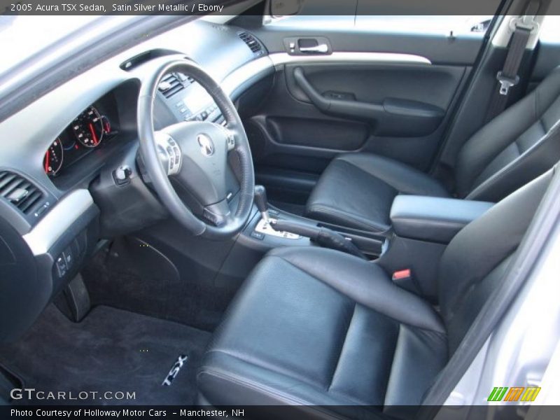 Satin Silver Metallic / Ebony 2005 Acura TSX Sedan
