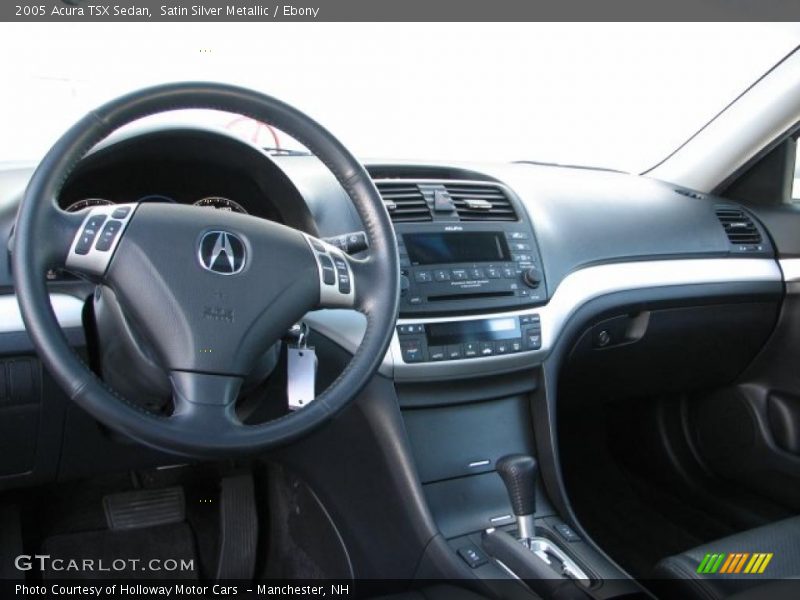 Satin Silver Metallic / Ebony 2005 Acura TSX Sedan