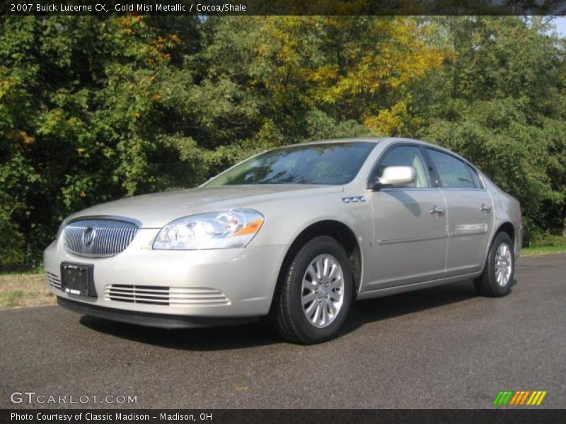 Gold Mist Metallic / Cocoa/Shale 2007 Buick Lucerne CX