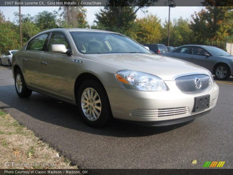 Gold Mist Metallic / Cocoa/Shale 2007 Buick Lucerne CX