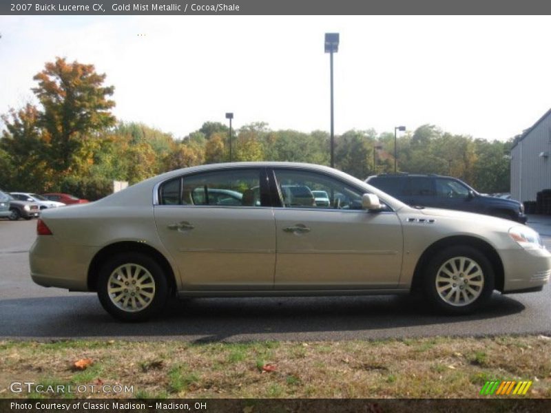 Gold Mist Metallic / Cocoa/Shale 2007 Buick Lucerne CX