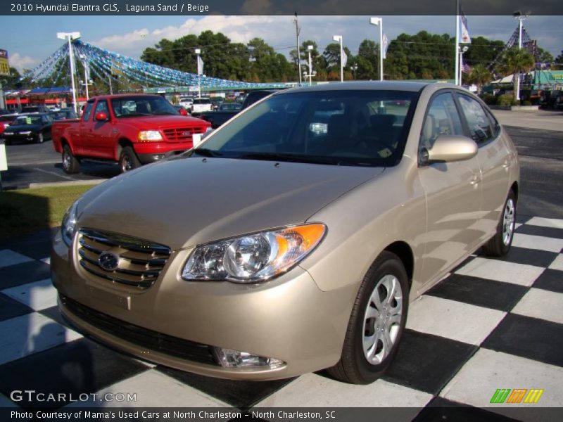 Laguna Sand / Beige 2010 Hyundai Elantra GLS