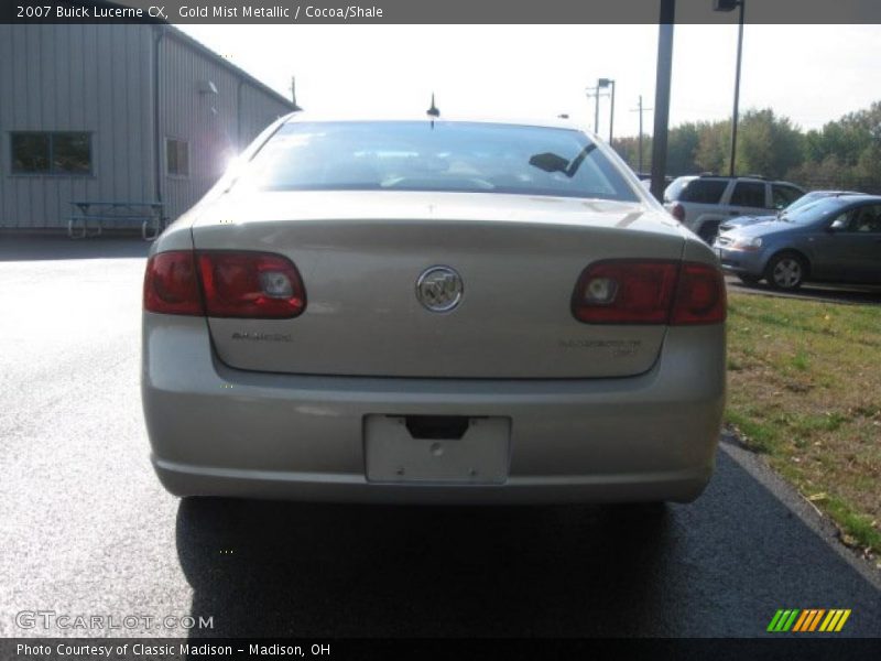 Gold Mist Metallic / Cocoa/Shale 2007 Buick Lucerne CX