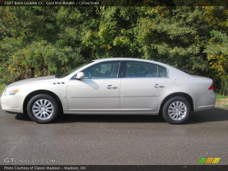 Gold Mist Metallic / Cocoa/Shale 2007 Buick Lucerne CX