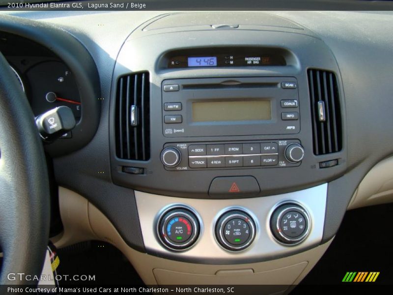 Controls of 2010 Elantra GLS