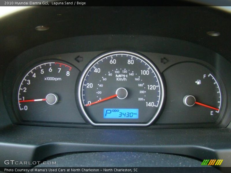  2010 Elantra GLS GLS Gauges