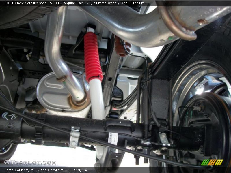 Summit White / Dark Titanium 2011 Chevrolet Silverado 1500 LS Regular Cab 4x4
