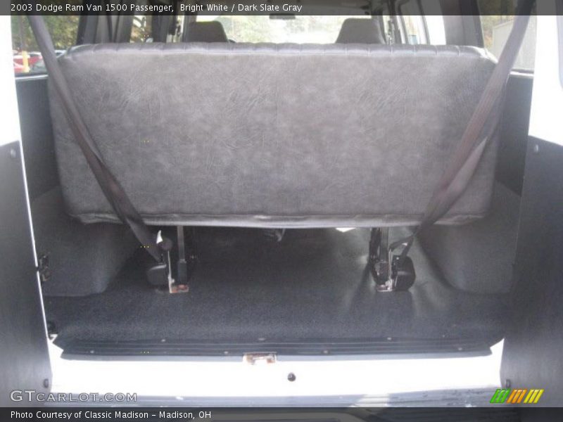 Bright White / Dark Slate Gray 2003 Dodge Ram Van 1500 Passenger