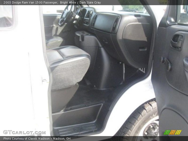 Bright White / Dark Slate Gray 2003 Dodge Ram Van 1500 Passenger