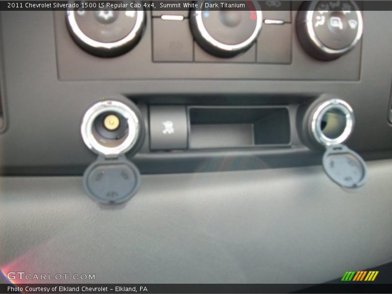 Summit White / Dark Titanium 2011 Chevrolet Silverado 1500 LS Regular Cab 4x4