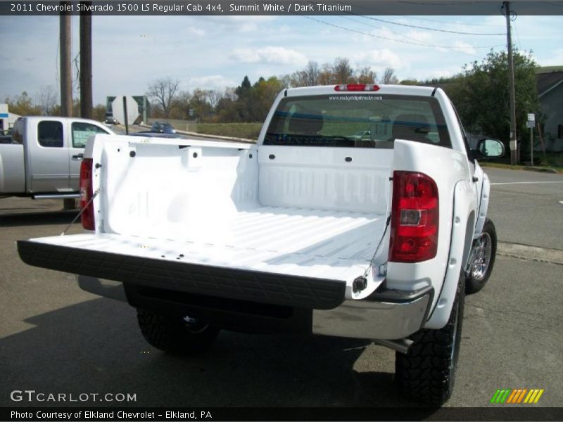 Summit White / Dark Titanium 2011 Chevrolet Silverado 1500 LS Regular Cab 4x4
