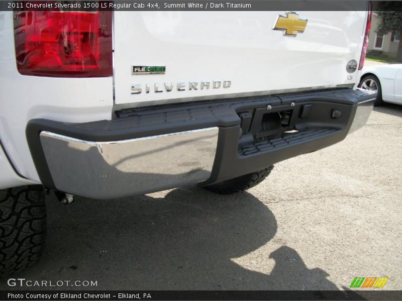 Summit White / Dark Titanium 2011 Chevrolet Silverado 1500 LS Regular Cab 4x4