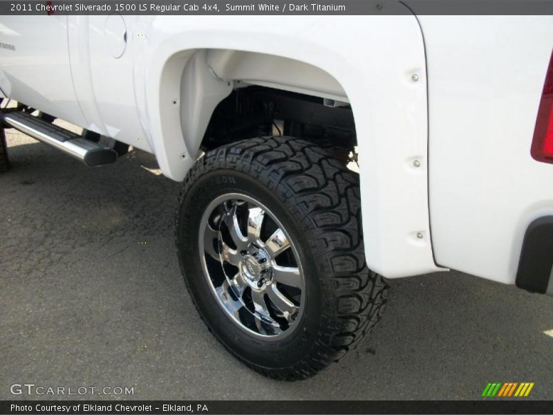 Summit White / Dark Titanium 2011 Chevrolet Silverado 1500 LS Regular Cab 4x4