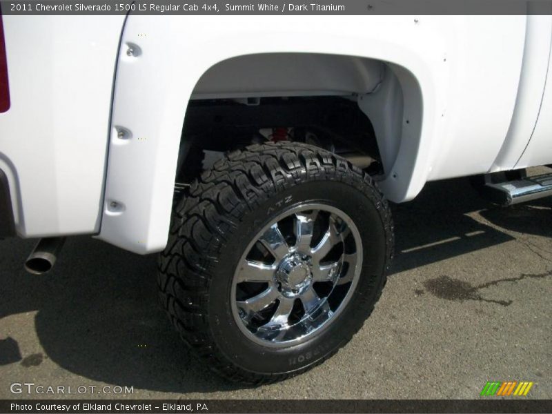 Summit White / Dark Titanium 2011 Chevrolet Silverado 1500 LS Regular Cab 4x4