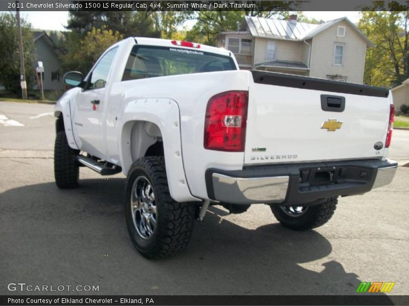 Summit White / Dark Titanium 2011 Chevrolet Silverado 1500 LS Regular Cab 4x4