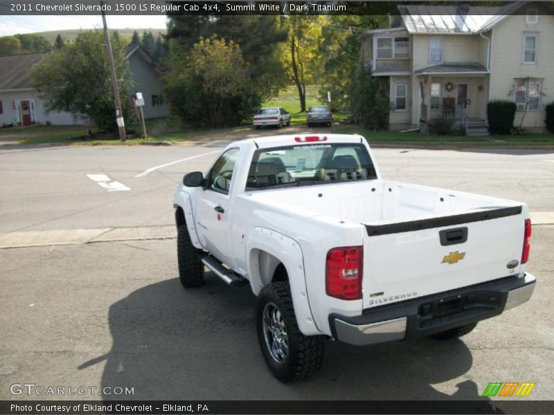 Summit White / Dark Titanium 2011 Chevrolet Silverado 1500 LS Regular Cab 4x4