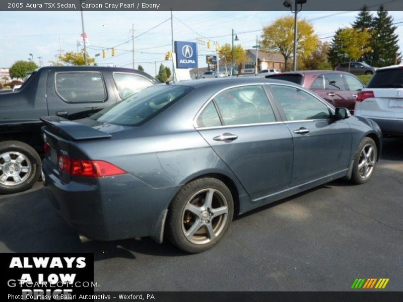 Carbon Gray Pearl / Ebony 2005 Acura TSX Sedan