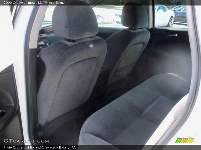 White / Ebony 2009 Chevrolet Impala LS