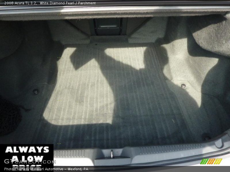 White Diamond Pearl / Parchment 2008 Acura TL 3.2