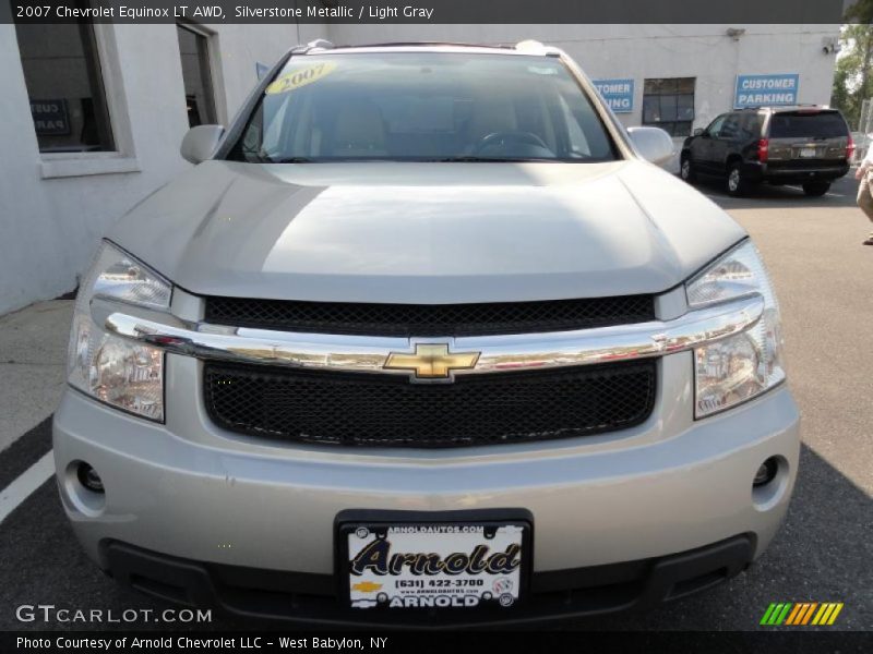 Silverstone Metallic / Light Gray 2007 Chevrolet Equinox LT AWD