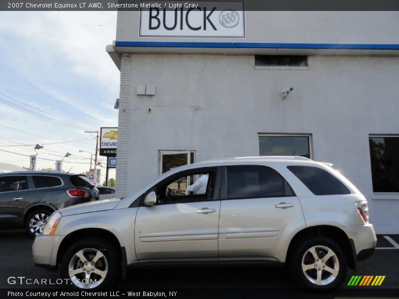 Silverstone Metallic / Light Gray 2007 Chevrolet Equinox LT AWD