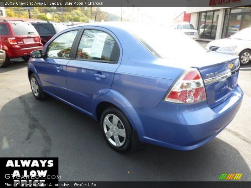 Blue Moon / Charcoal 2009 Chevrolet Aveo LT Sedan