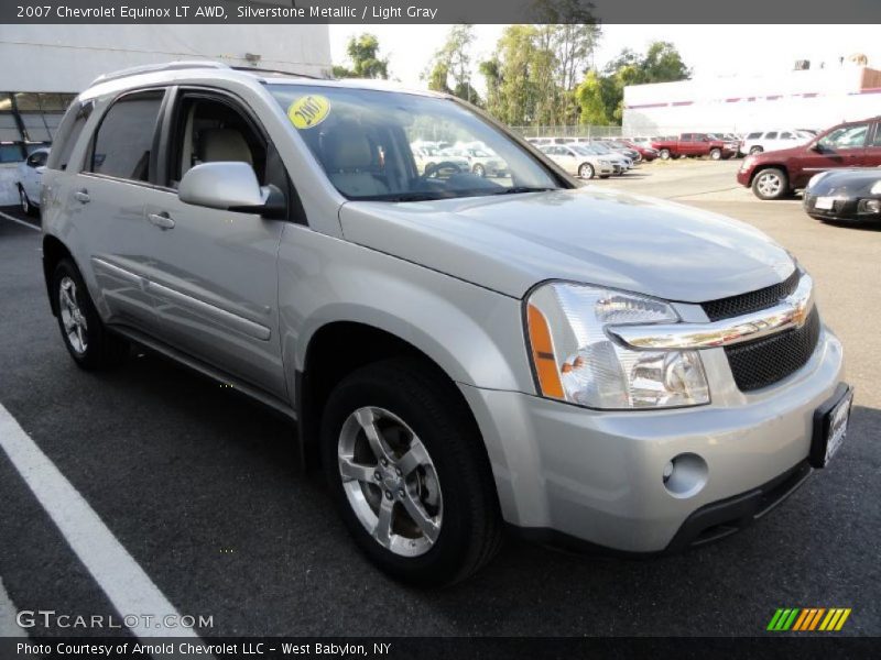 Silverstone Metallic / Light Gray 2007 Chevrolet Equinox LT AWD
