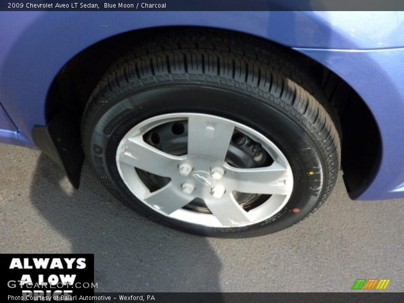 Blue Moon / Charcoal 2009 Chevrolet Aveo LT Sedan