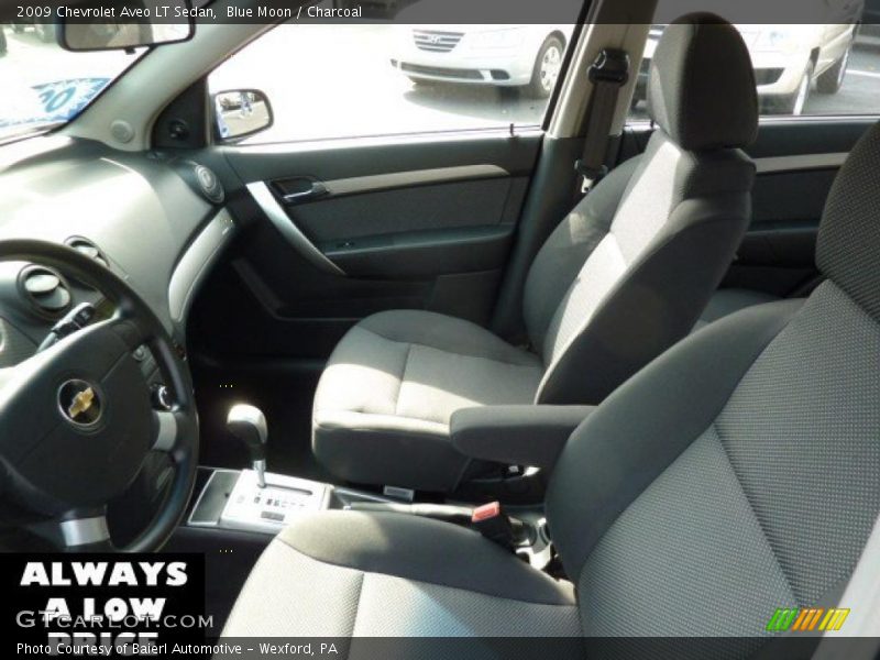Blue Moon / Charcoal 2009 Chevrolet Aveo LT Sedan