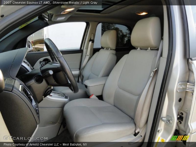 Silverstone Metallic / Light Gray 2007 Chevrolet Equinox LT AWD